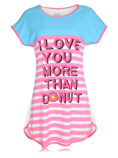 JEFFRICO Womens Nightgowns Sleepwear Soft Pajama Dress Nightshirts