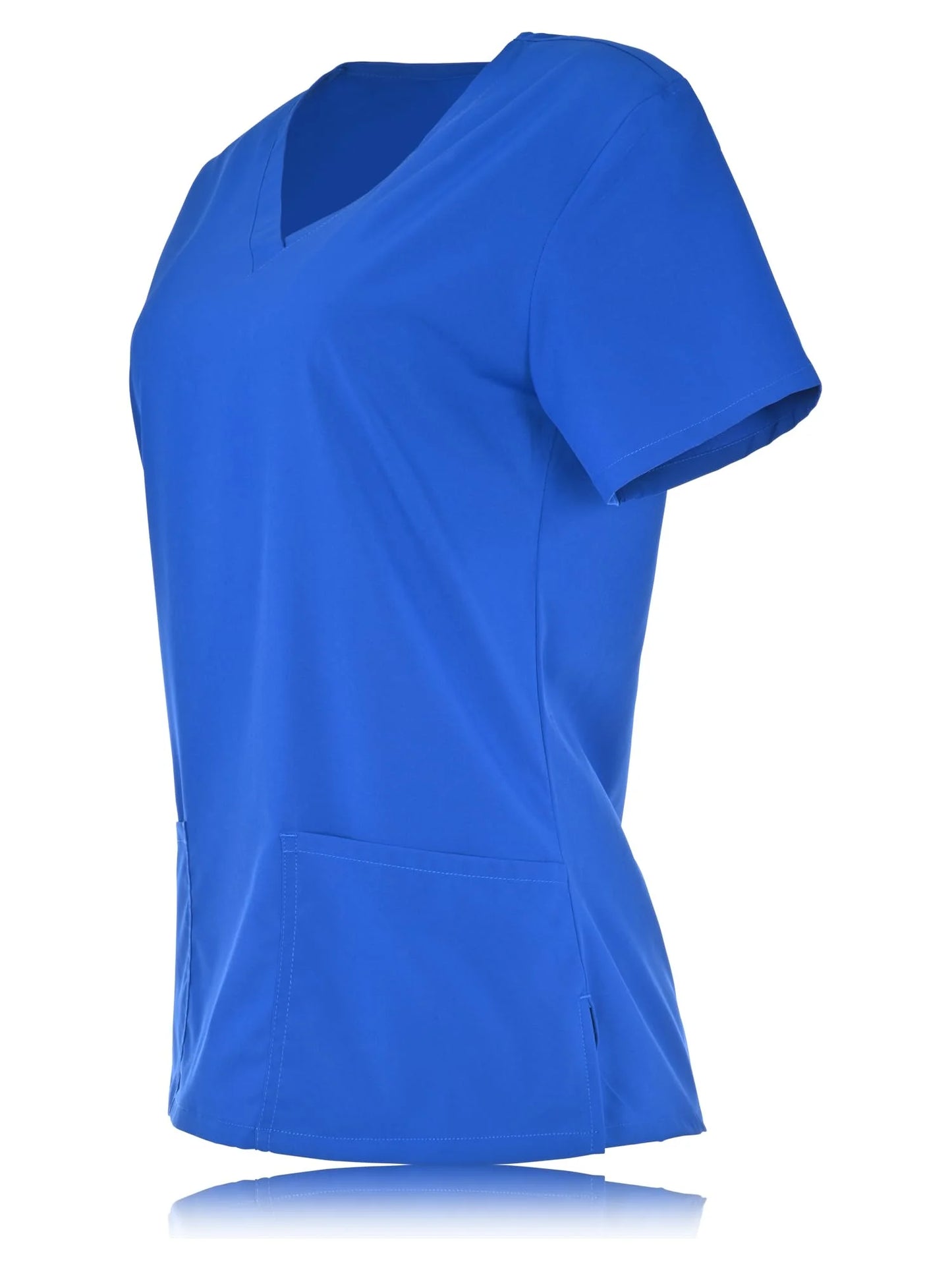 JEFFRICO Scrubs For Women Scrub Set V-Neck Scrub Top and Jogger Scrub Pants Lightweight 4 Way Stretch Soft 5 Pockets