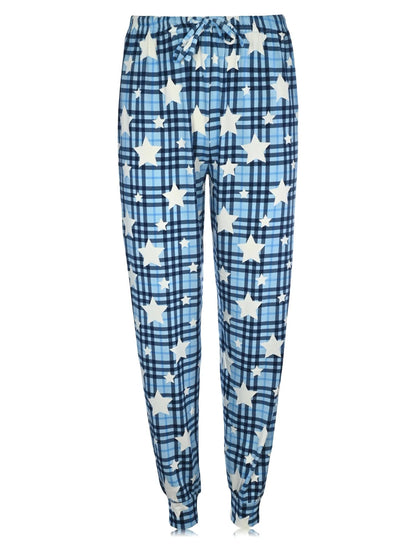 JEFFRICO Womens Pajamas For Women V-Neck Short Sleeve 2 Piece Pajamas Set Sleepwear Soft Pajamas