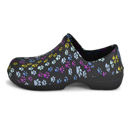 JEFFRICO Womens Clogs Breathable Lightweight Slip On Clogs Comfort Garden Shoes