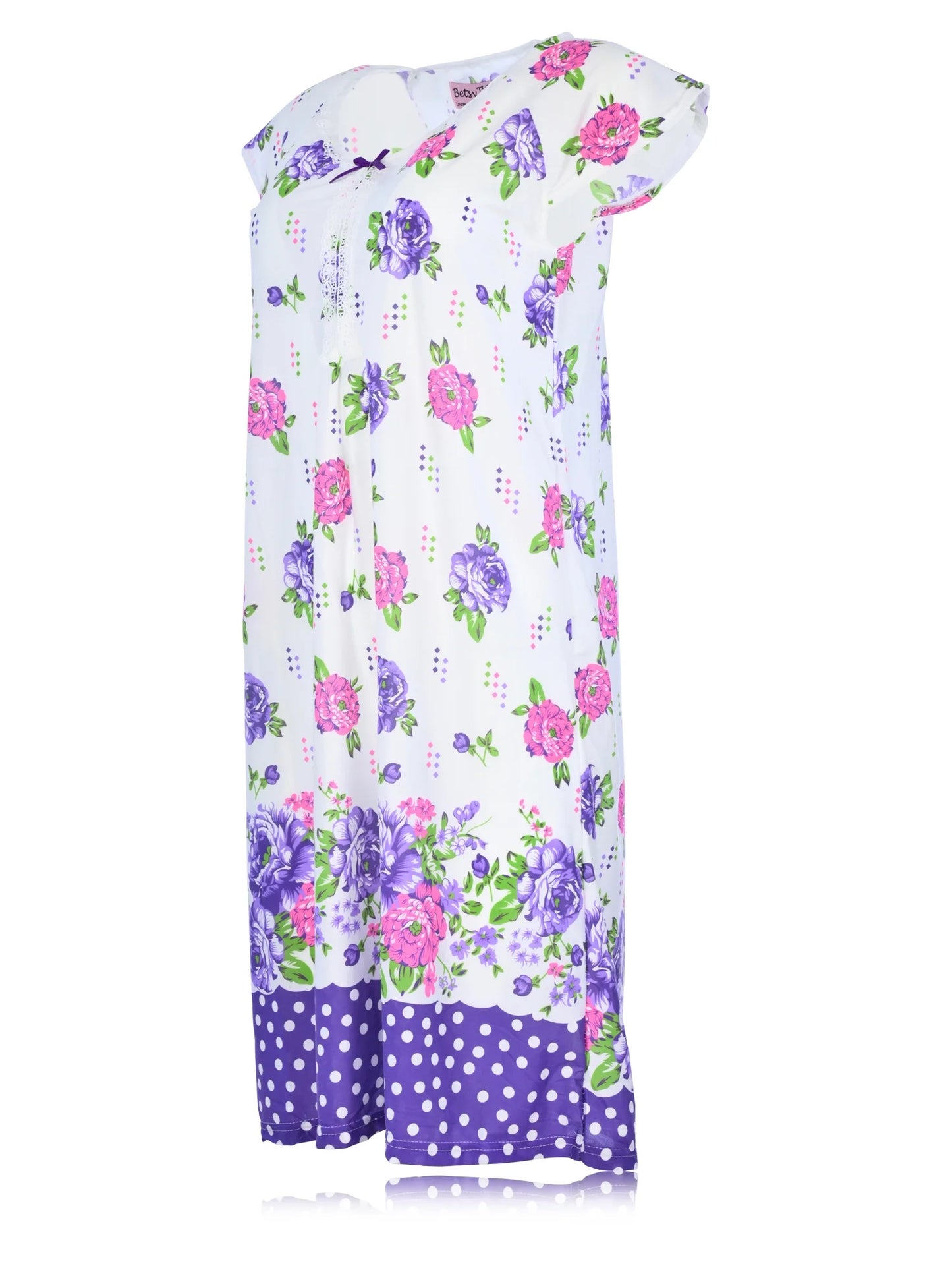 JEFFRICO Womens Nightgowns Sleepwear Soft Pajama Dress Nightshirts