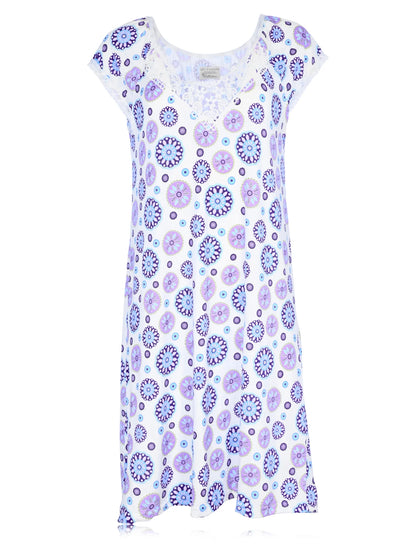 JEFFRICO Womens Nightgowns Sleepwear Soft Pajama Dress Nightshirts