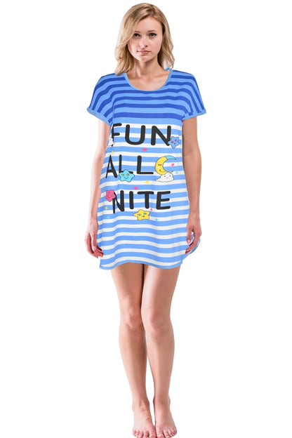 JEFFRICO Womens Nightgowns Sleepwear Soft Pajama Dress Nightshirts