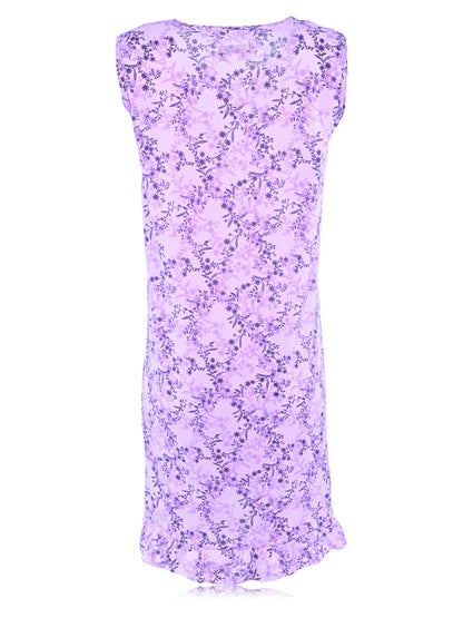 JEFFRICO Womens Sleeveless Nightgowns Sleepwear Soft Pajama Dress Nightshirts