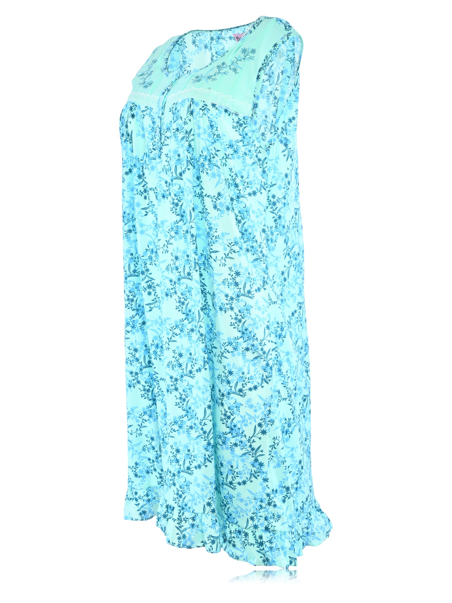 JEFFRICO Womens Sleeveless Nightgowns Sleepwear Soft Pajama Dress Nightshirts