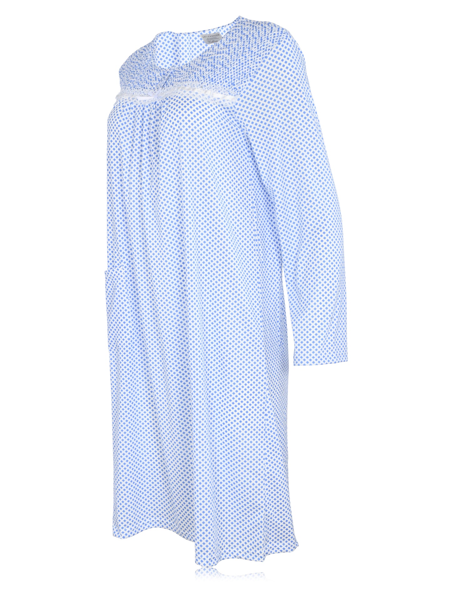 JEFFRICO Womens Long Sleeve Nightgowns Sleepwear Soft Pajama Dress Nightshirts