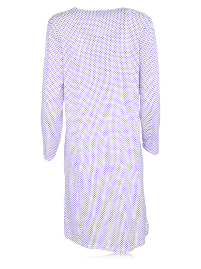 JEFFRICO Womens Long Sleeve Nightgowns Sleepwear Soft Pajama Dress Nightshirts