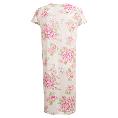JEFFRICO Womens Nightgowns Sleepwear Soft Pajama Dress Nightshirts