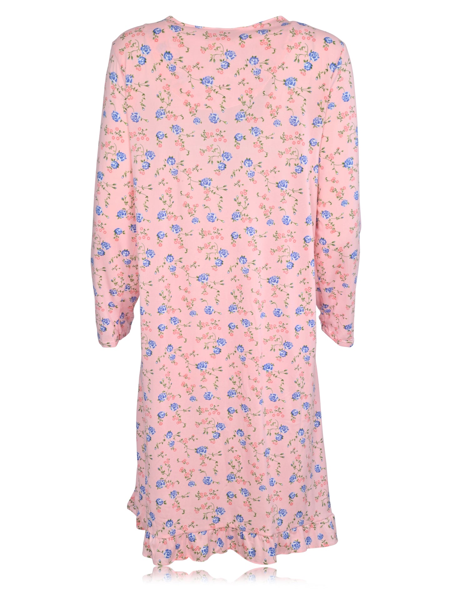 JEFFRICO Womens Long Sleeve Nightgowns Sleepwear Soft Pajama Dress Nightshirts