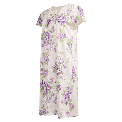 JEFFRICO Womens Nightgowns Sleepwear Soft Pajama Dress Nightshirts