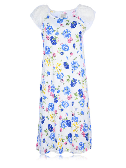 JEFFRICO Womens Nightgowns Sleepwear Soft Pajama Dress Nightshirts