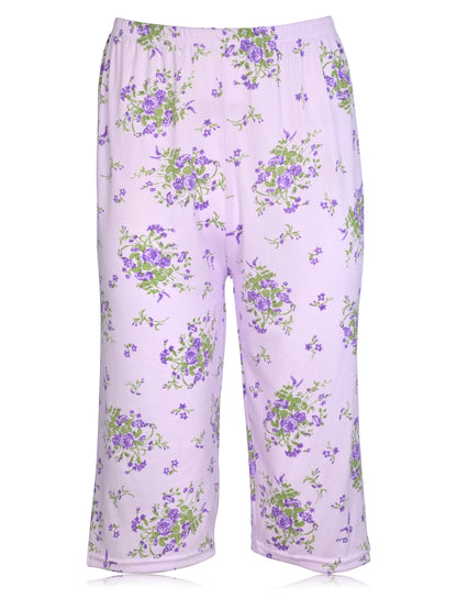 JEFFRICO Womens Pajamas For Women Capri Set Sleepwear Soft Pajamas