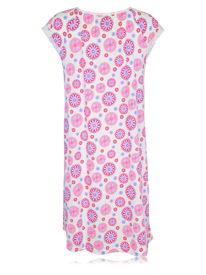 JEFFRICO Womens Nightgowns Sleepwear Soft Pajama Dress Nightshirts