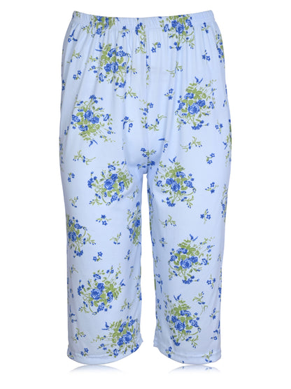 JEFFRICO Womens Pajamas For Women Capri Set Sleepwear Soft Pajamas