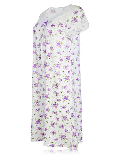 JEFFRICO Womens Nightgowns Sleepwear Soft Pajama Dress Nightshirts