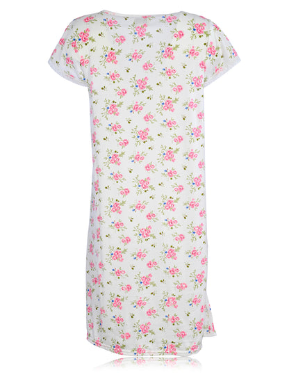JEFFRICO Womens Nightgowns Sleepwear Soft Pajama Dress Nightshirts