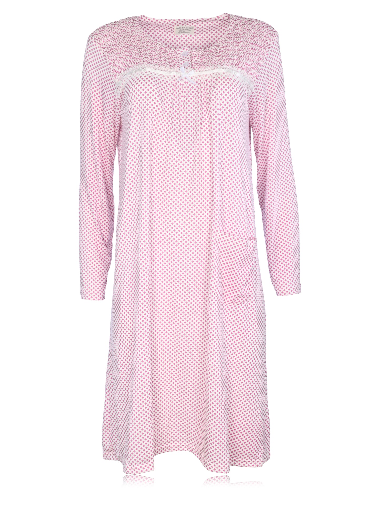 JEFFRICO Womens Long Sleeve Nightgowns Sleepwear Soft Pajama Dress Nightshirts