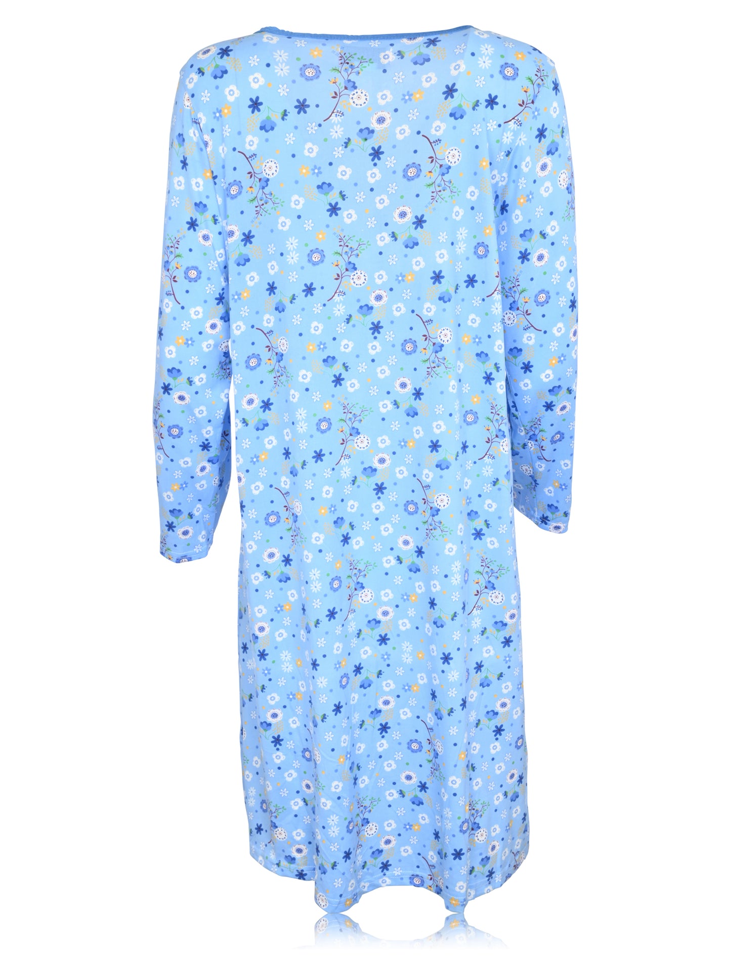 JEFFRICO Womens Long Sleeve Nightgowns Sleepwear Soft Pajama Dress Nightshirts
