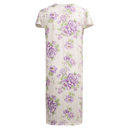 JEFFRICO Womens Nightgowns Sleepwear Soft Pajama Dress Nightshirts