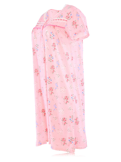 JEFFRICO Womens Nightgowns Sleepwear Soft Pajama Dress Nightshirts