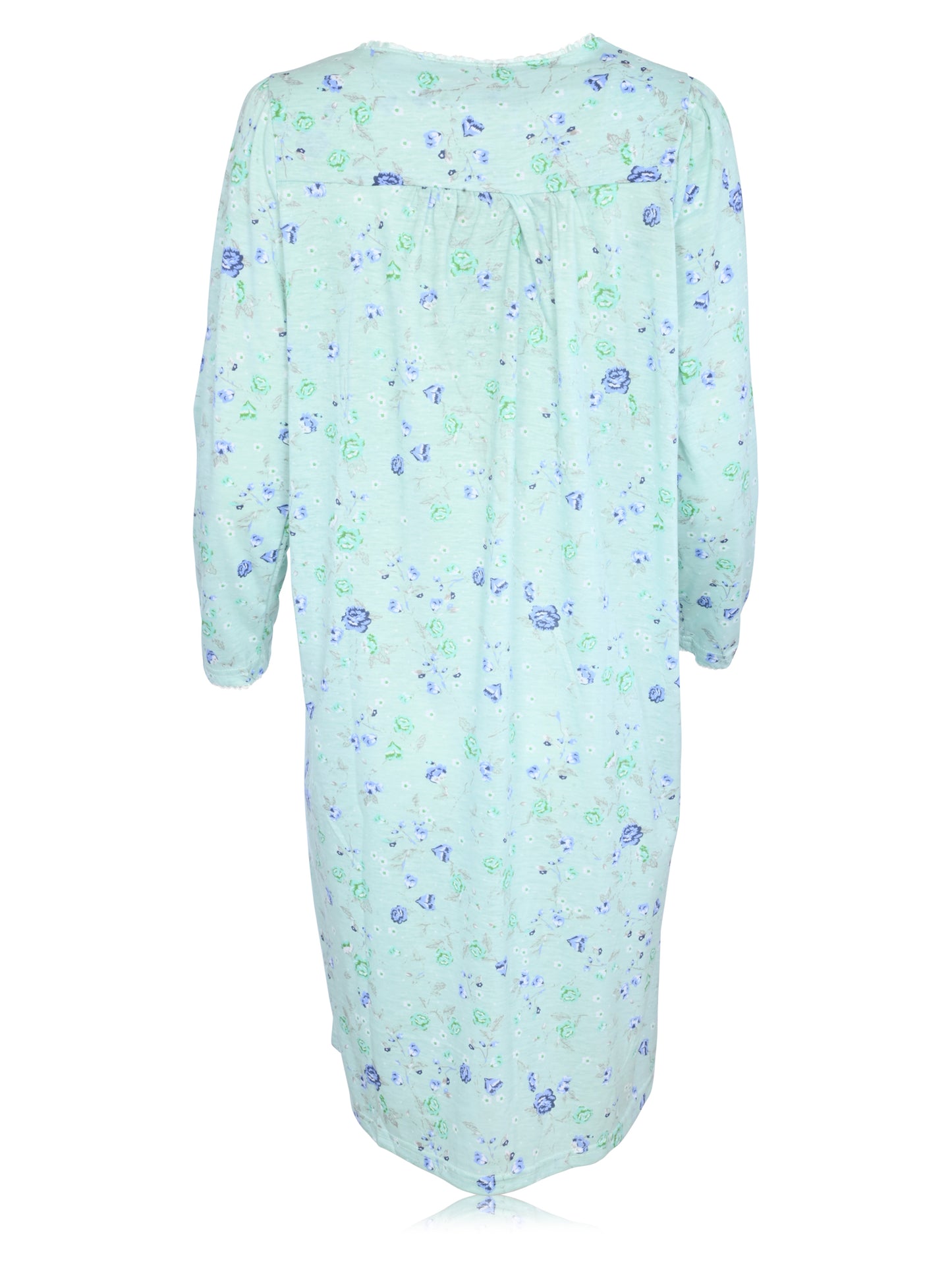 JEFFRICO Womens Long Sleeve Nightgowns Sleepwear Soft Pajama Dress Nightshirts