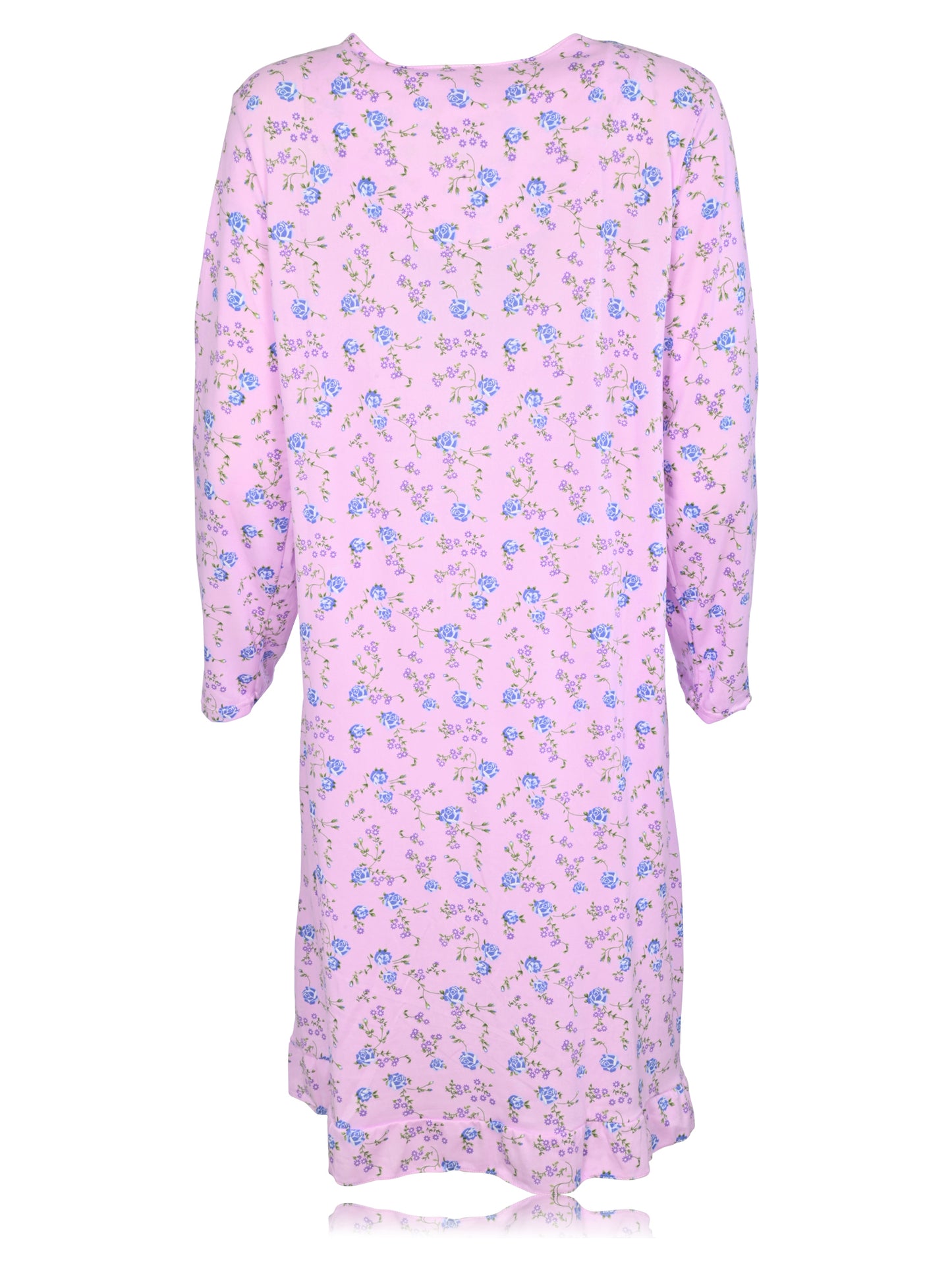 JEFFRICO Womens Long Sleeve Nightgowns Sleepwear Soft Pajama Dress Nightshirts