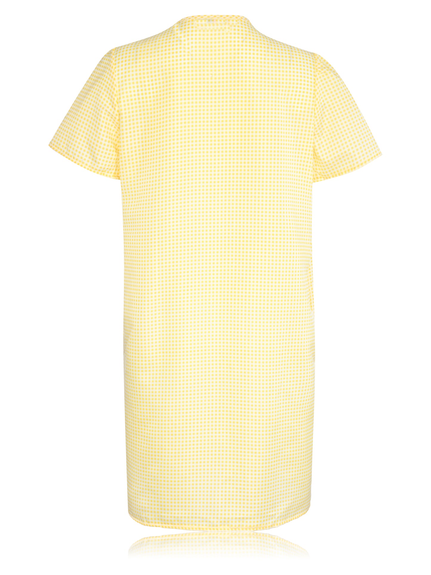 JEFFRICO House Dresses for Women with Pockets - Lightweight Breathable Short Sleeve Muumuu & Nightgowns - Snap Front Housecoat and Dusters for Women