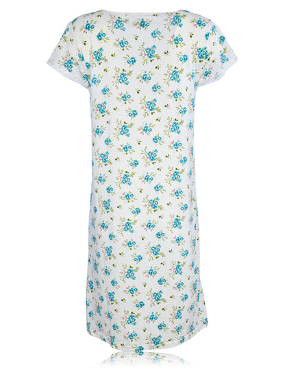 JEFFRICO Womens Nightgowns Sleepwear Soft Pajama Dress Nightshirts
