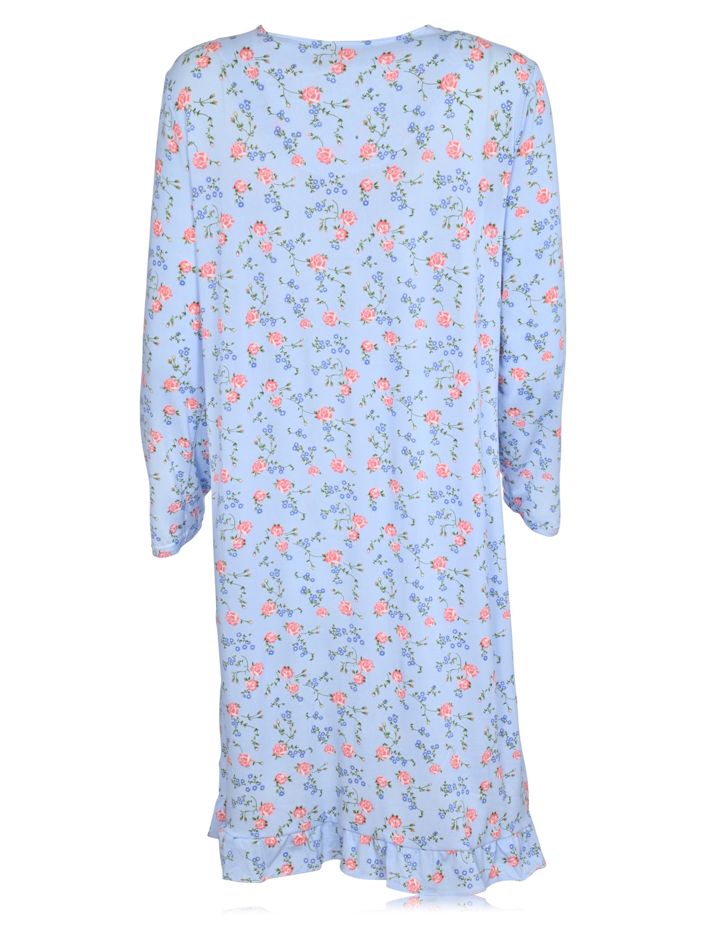 JEFFRICO Womens Long Sleeve Nightgowns Sleepwear Soft Pajama Dress Nightshirts