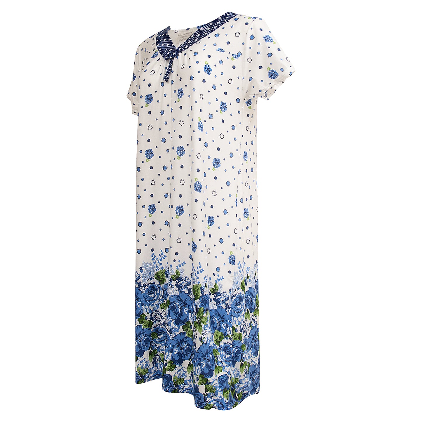 JEFFRICO Womens Nightgowns Short Sleeve Sleepwear Soft Pajama Dress Nightshirts