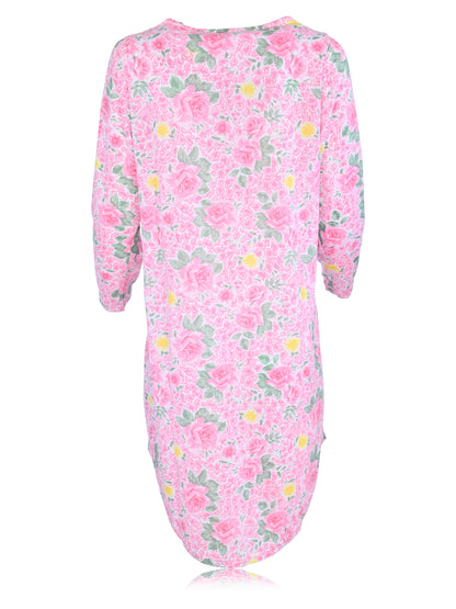 JEFFRICO Womens Long Sleeve Nightgowns Sleepwear Soft Pajama Dress Nightshirts