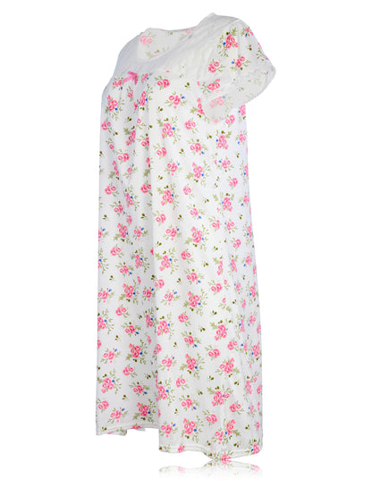 JEFFRICO Womens Nightgowns Sleepwear Soft Pajama Dress Nightshirts
