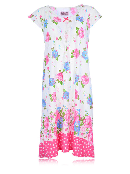 JEFFRICO Womens Nightgowns Sleepwear Soft Pajama Dress Nightshirts