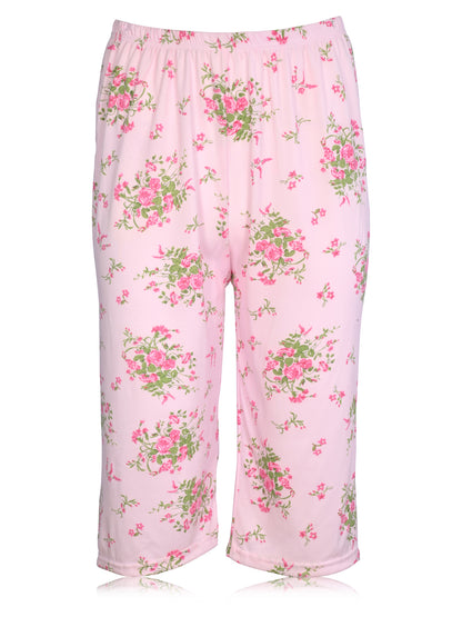 JEFFRICO Womens Pajamas For Women Capri Set Sleepwear Soft Pajamas