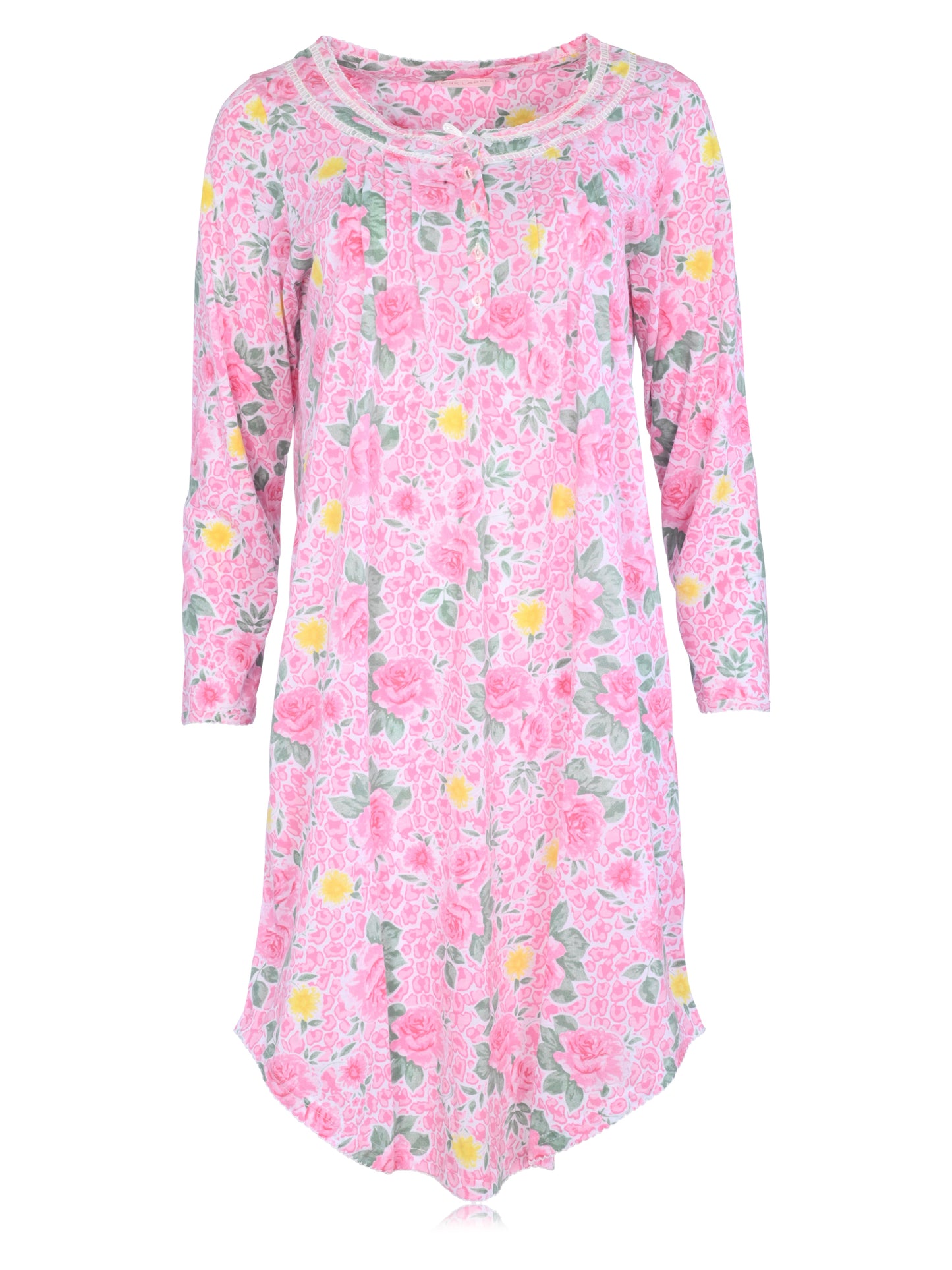 JEFFRICO Womens Long Sleeve Nightgowns Sleepwear Soft Pajama Dress Nightshirts