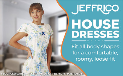 JEFFRICO Womens Nightgowns Sleepwear Soft Pajama Dress Nightshirts
