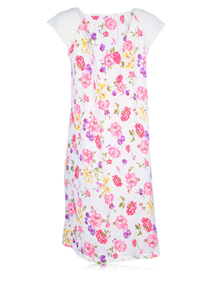 JEFFRICO Womens Nightgowns Sleepwear Soft Pajama Dress Nightshirts