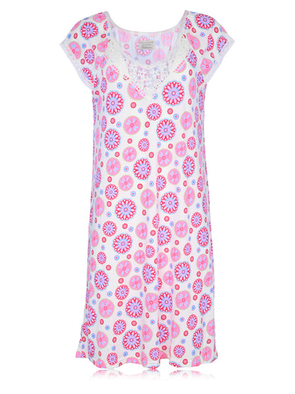 JEFFRICO Womens Nightgowns Sleepwear Soft Pajama Dress Nightshirts
