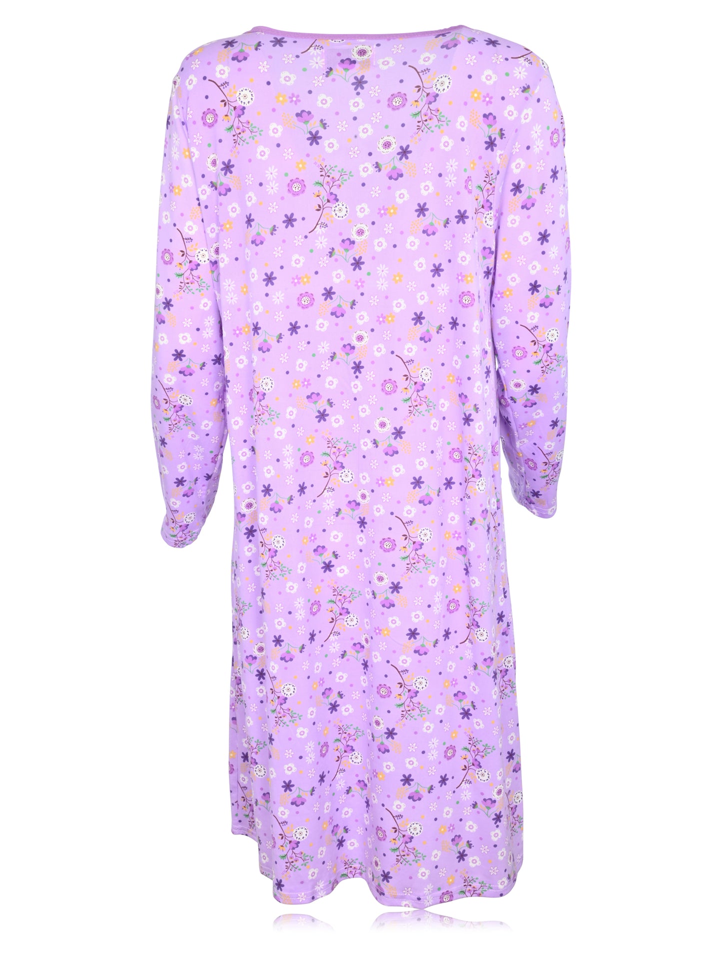 JEFFRICO Womens Long Sleeve Nightgowns Sleepwear Soft Pajama Dress Nightshirts
