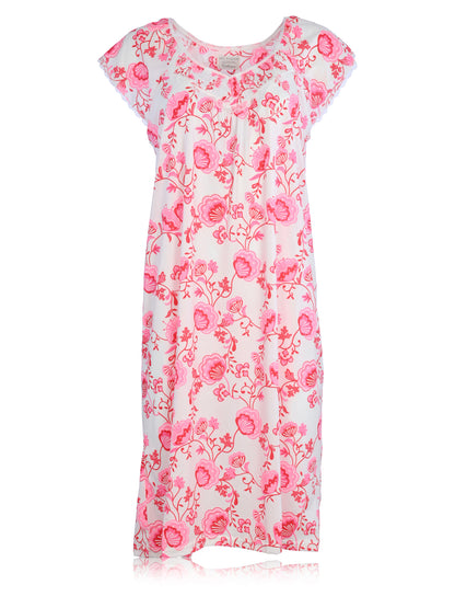 JEFFRICO Womens Nightgowns Sleepwear Soft Pajama Dress Nightshirts