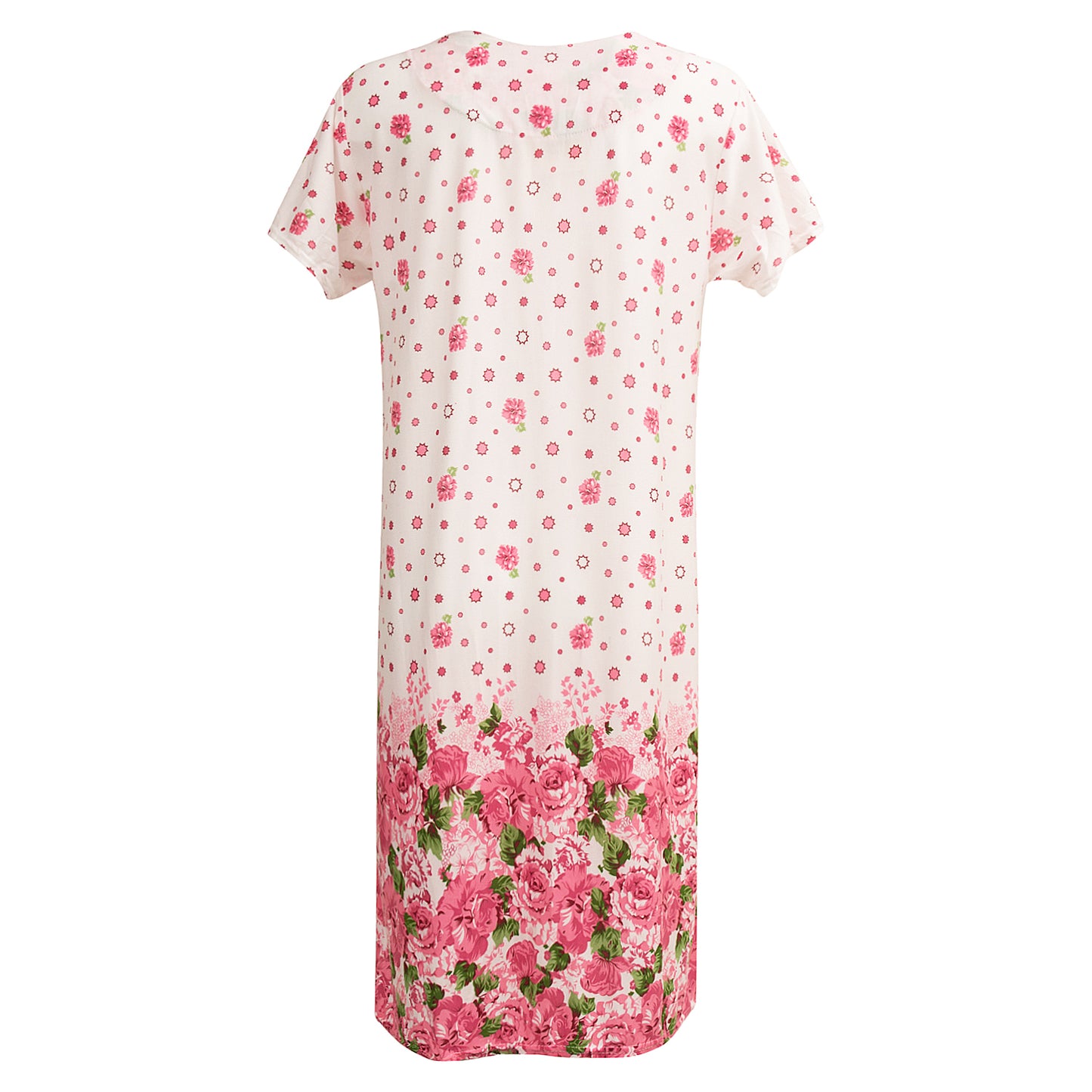 JEFFRICO Womens Nightgowns Short Sleeve Sleepwear Soft Pajama Dress Nightshirts
