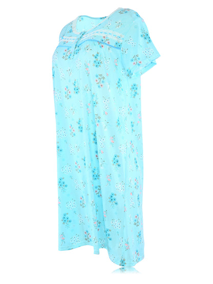 JEFFRICO Womens Nightgowns Sleepwear Soft Pajama Dress Nightshirts