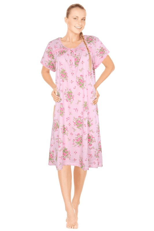 JEFFRICO Womens Nightgowns Sleepwear Soft Pajama Dress Nightshirts