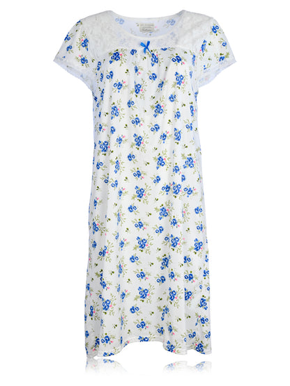 JEFFRICO Womens Nightgowns Sleepwear Soft Pajama Dress Nightshirts