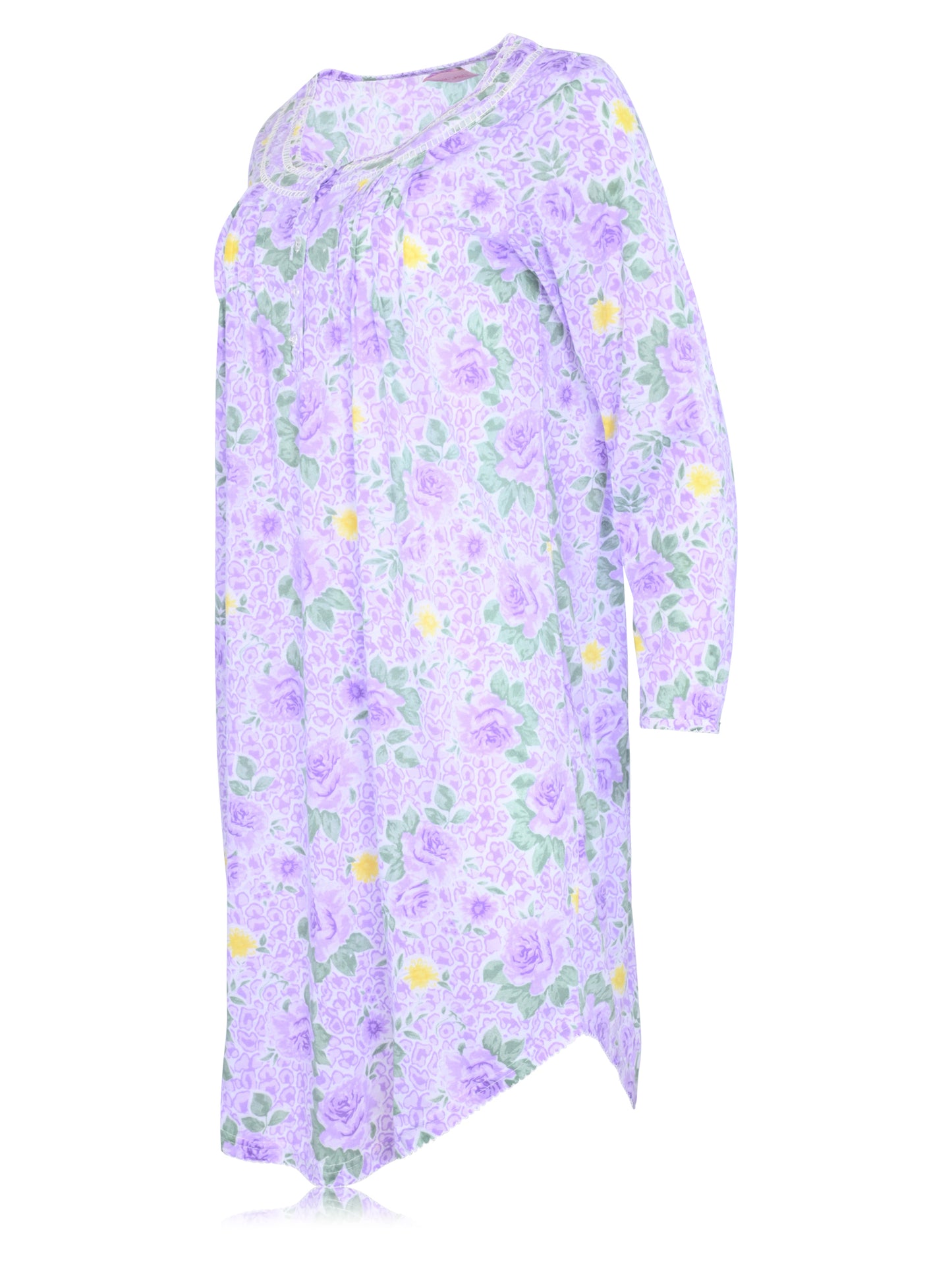 JEFFRICO Womens Long Sleeve Nightgowns Sleepwear Soft Pajama Dress Nightshirts