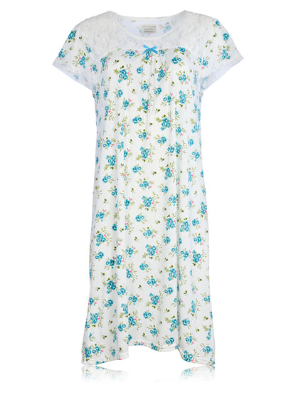 JEFFRICO Womens Nightgowns Sleepwear Soft Pajama Dress Nightshirts