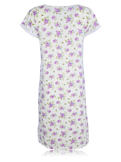 JEFFRICO Womens Nightgowns Sleepwear Soft Pajama Dress Nightshirts