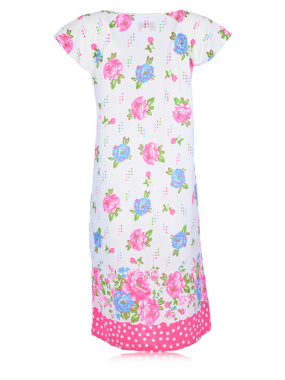 JEFFRICO Womens Nightgowns Sleepwear Soft Pajama Dress Nightshirts