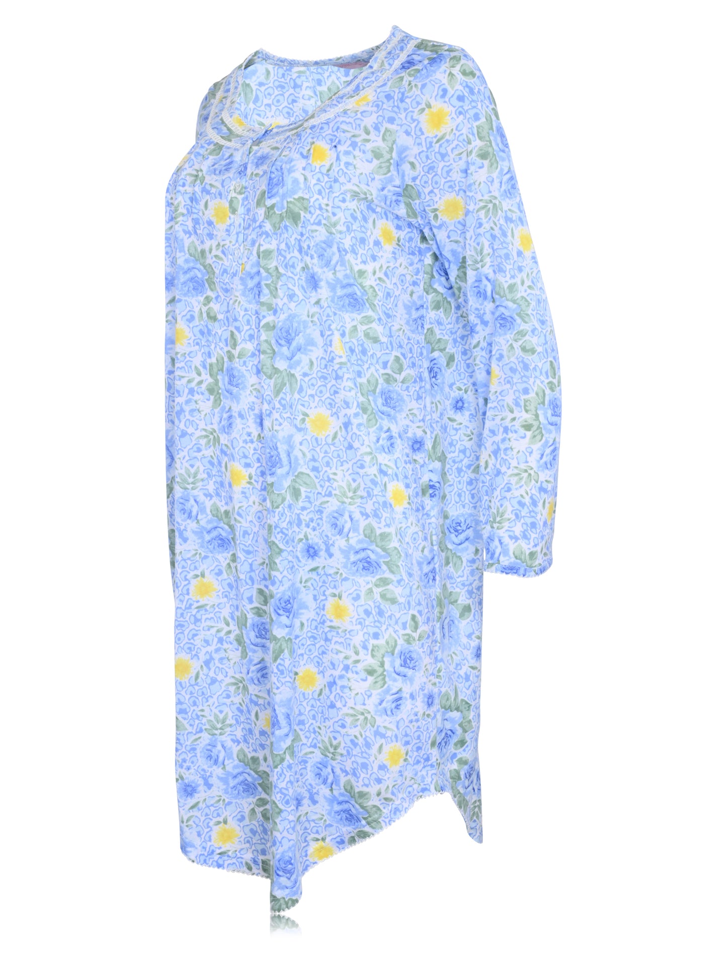 JEFFRICO Womens Long Sleeve Nightgowns Sleepwear Soft Pajama Dress Nightshirts