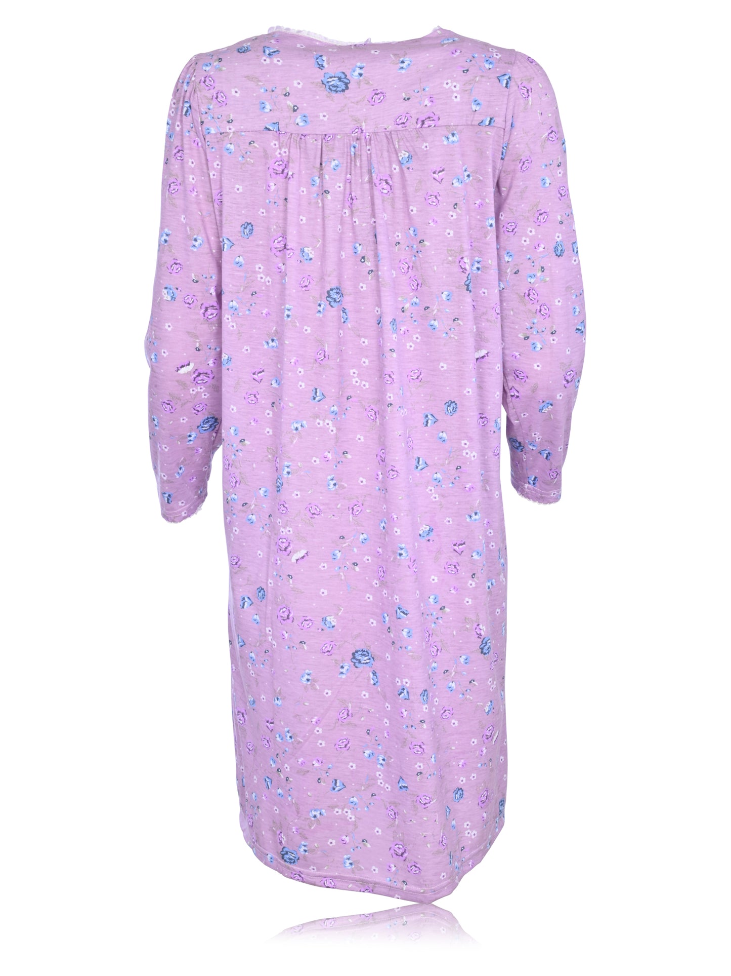 JEFFRICO Womens Long Sleeve Nightgowns Sleepwear Soft Pajama Dress Nightshirts